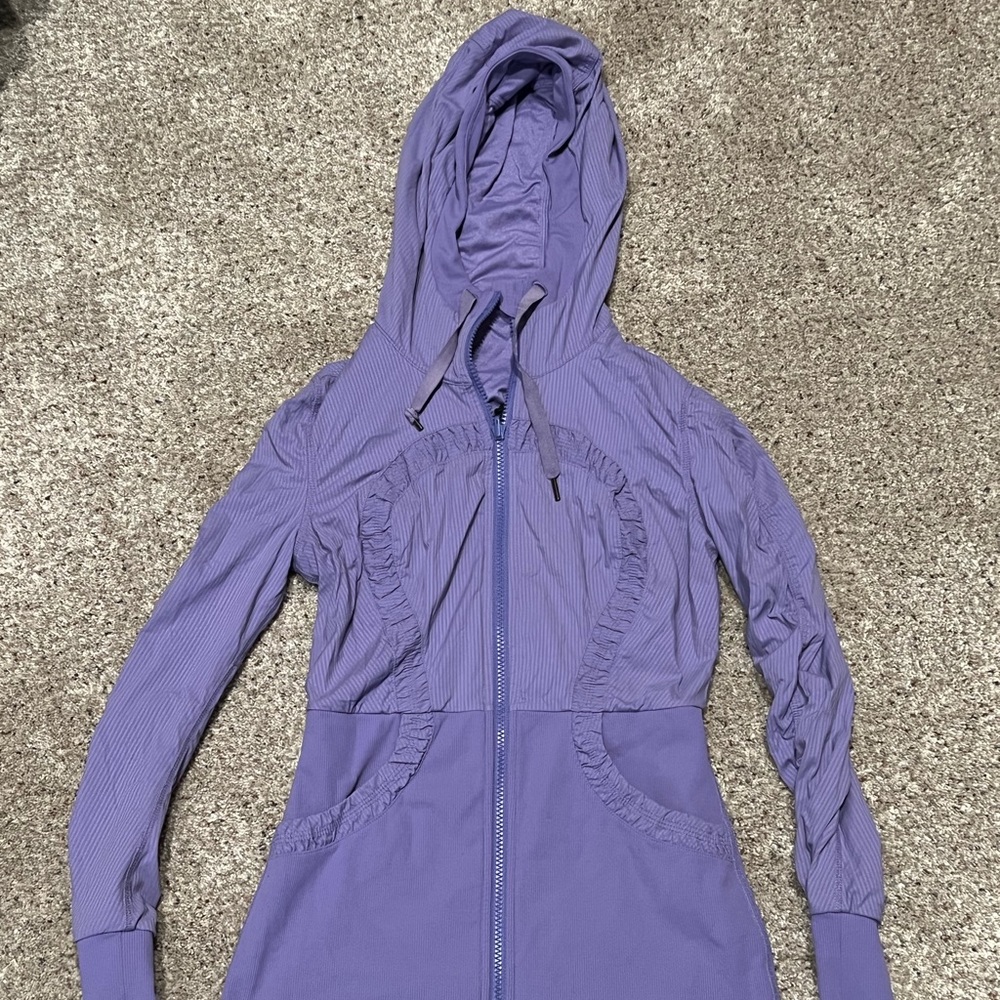 Purple Lululemon double sided sweater